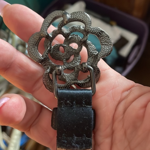 Beautiful Blingy Vintage Talbots Navy belt. - Picture 4 of 4